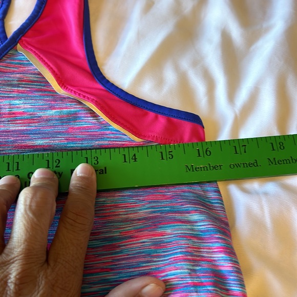 Tangerine razorback Turquoise/hot pink with reflective top front strips size XS - Picture 9 of 14